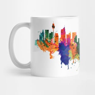 Sydney Watercolor Skyline Mug